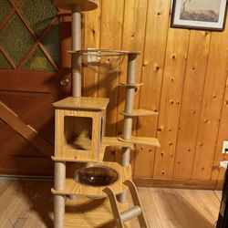 Wooden Cat Tree