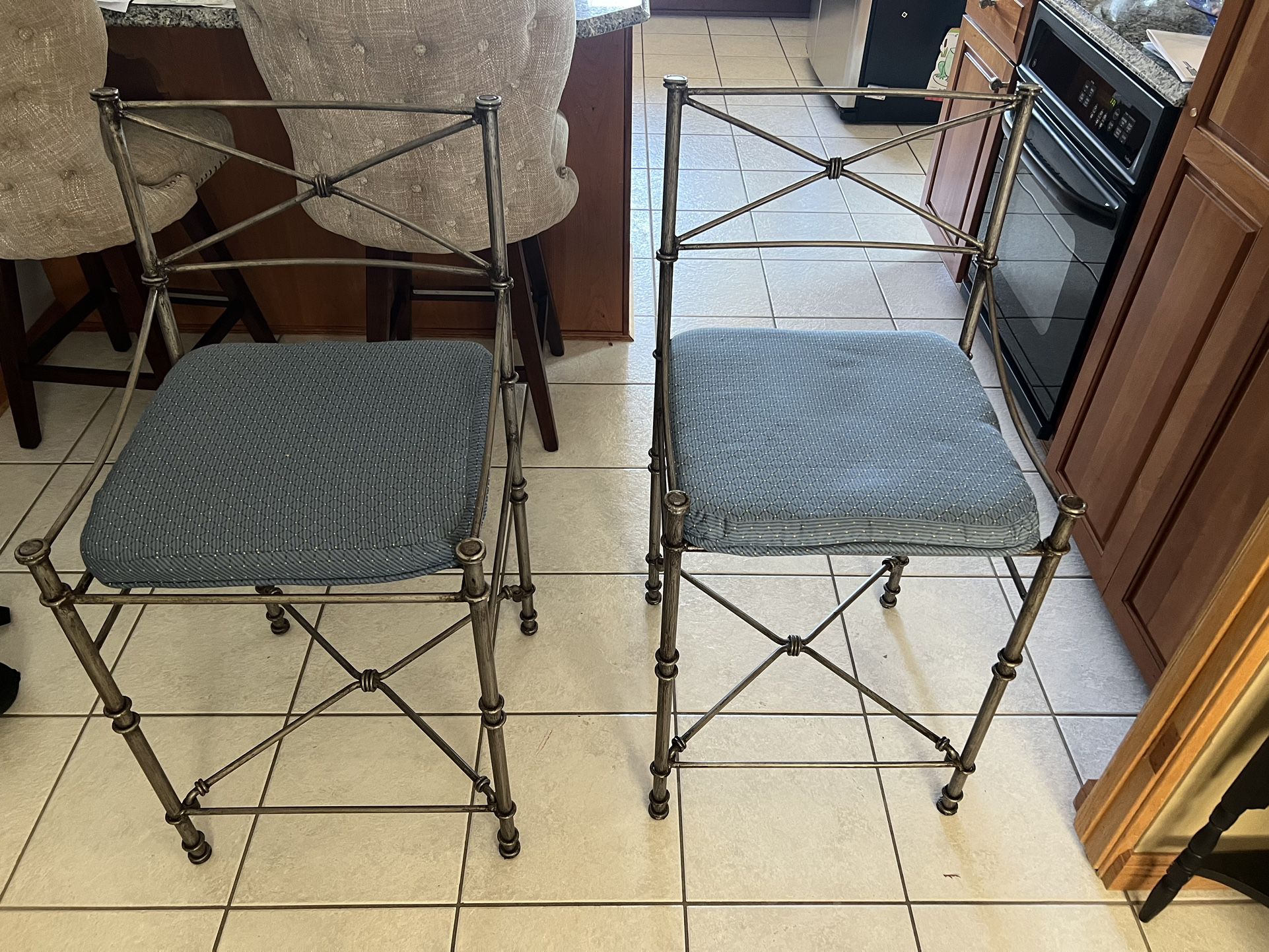 Pair Of Counter Height Stools