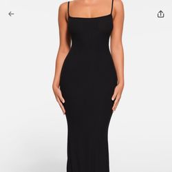 Skims SOFT LOUNGE  PETITE LONG SLIP DRESS