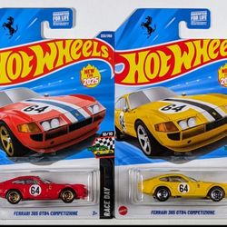 Hot Wheels Ferrari 365 GTB4 Competizione Yellow OR Red