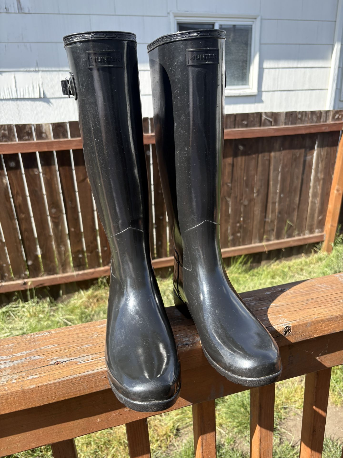 HUNTER Glossy Rain boots 