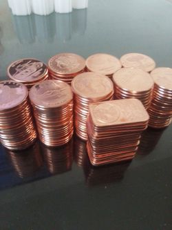 BEST PRICE! Coins and Bars 1 oz copper tubes (20 coins per tube)