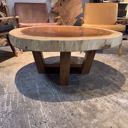 SALE! Solid Wood Round Coffee Table