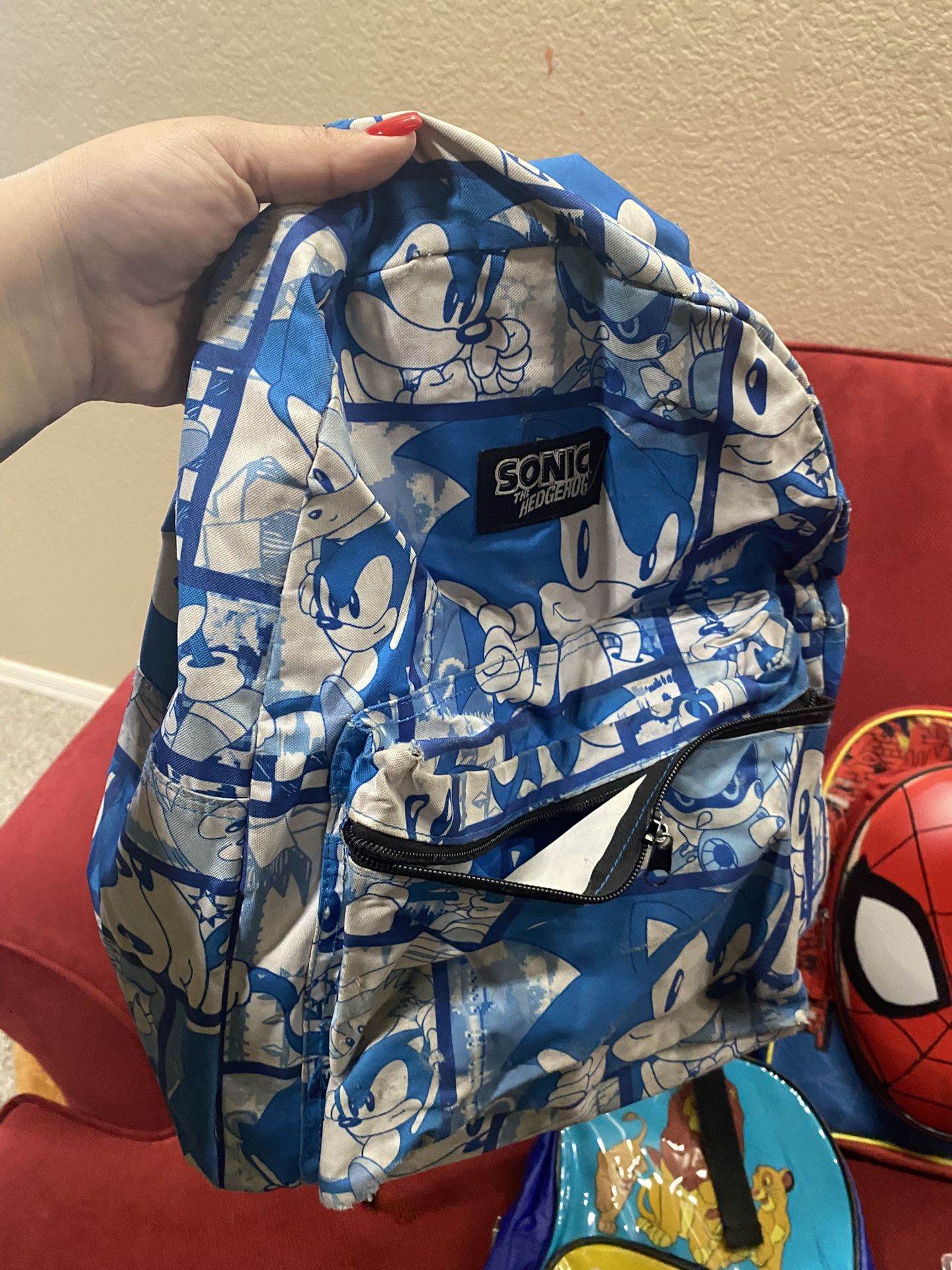 Large Sonic Kids Backpack