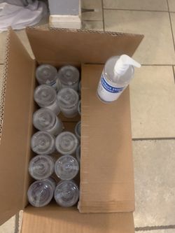 Box Of Hand Sanitizer