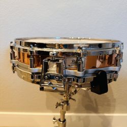 Pearl Free Floating Copper Snare Drum 