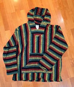 BRAND NEW! Rasta Pullover Hoodie