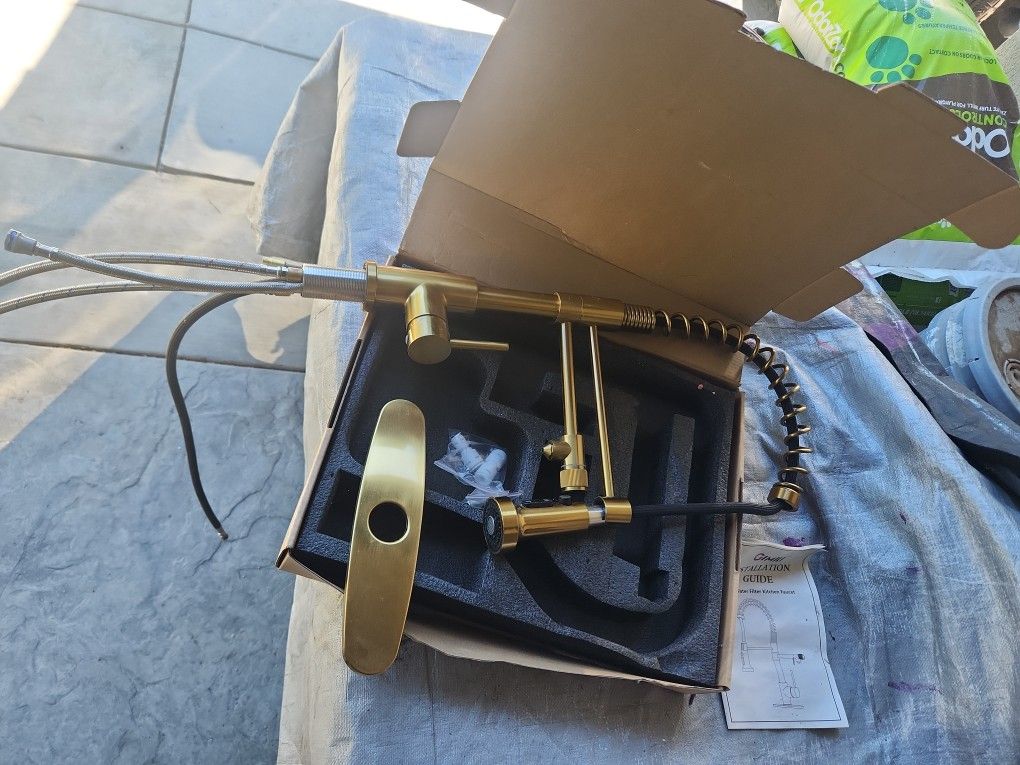 Gold Sing Faucet