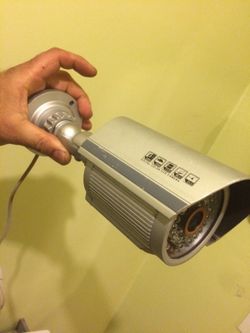 Night vision security camera