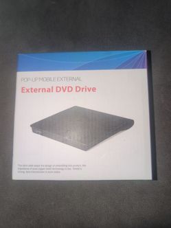 Pop up Mobile external DVD drive