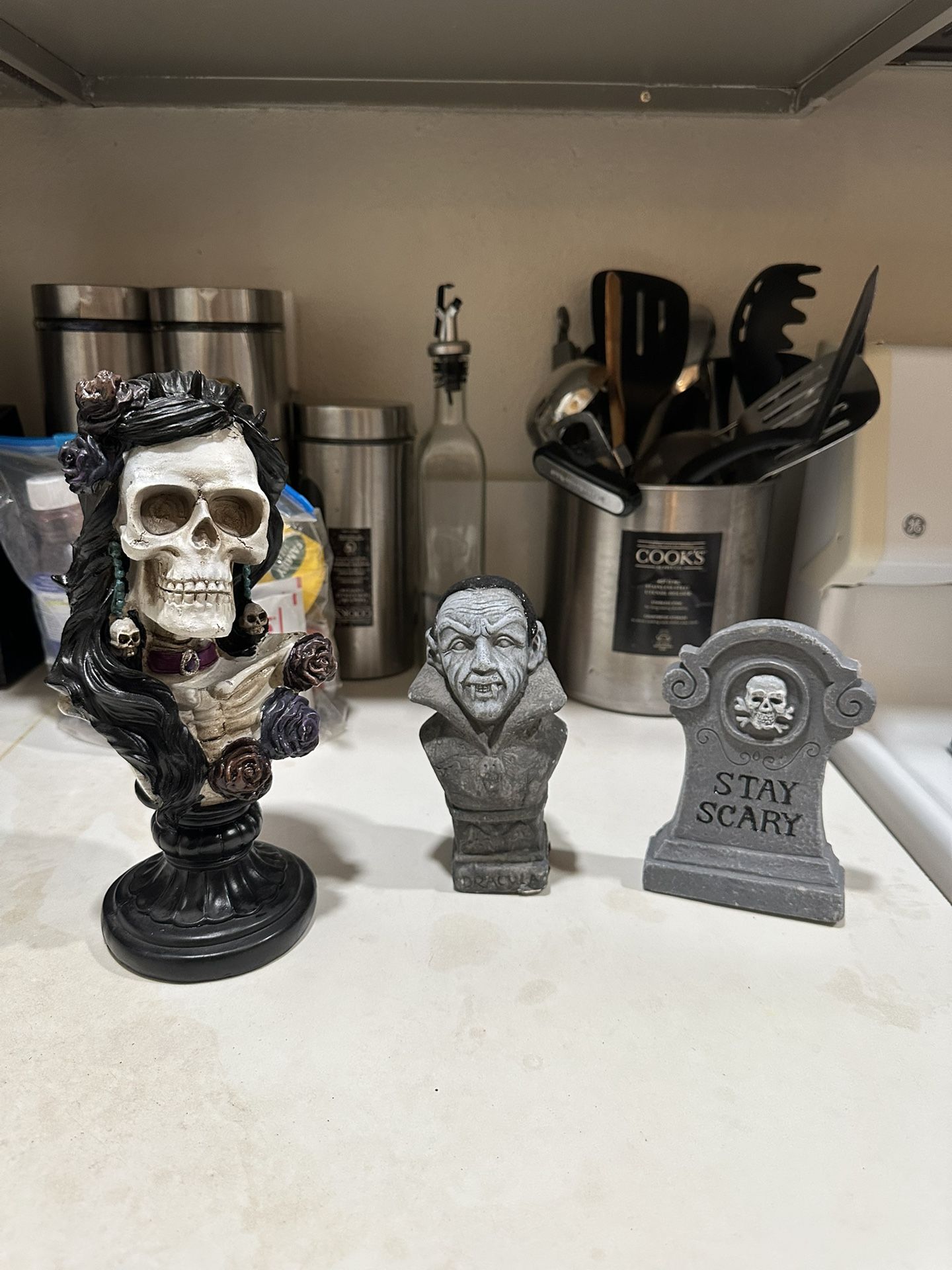 Bin Of Halloween Decor