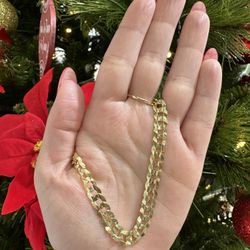10k CURB BRACELET 