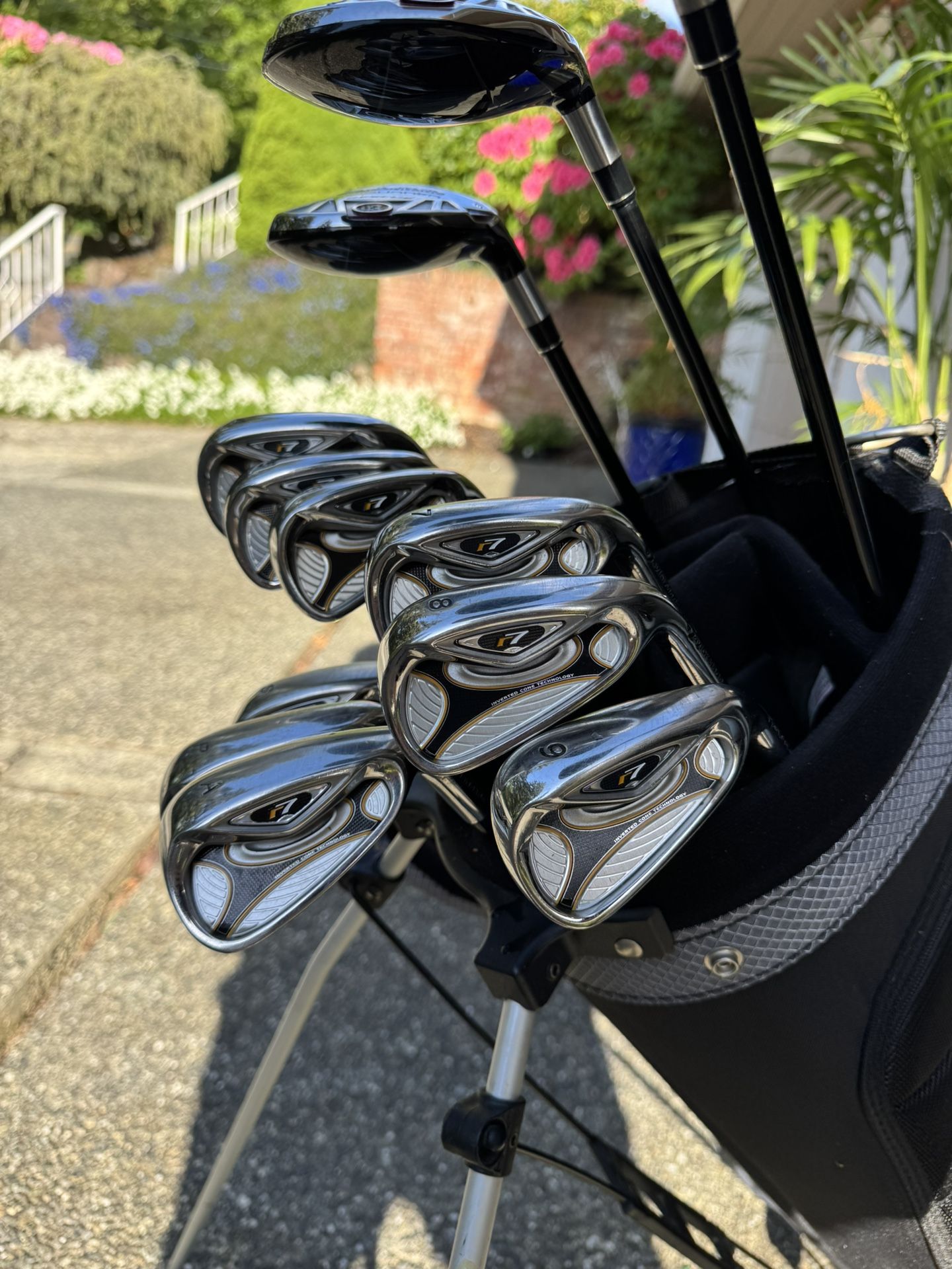 Taylormade Rac Burner Excellent Complete Set of TaylorMade R7 Burners and Bag for Sale in ...
