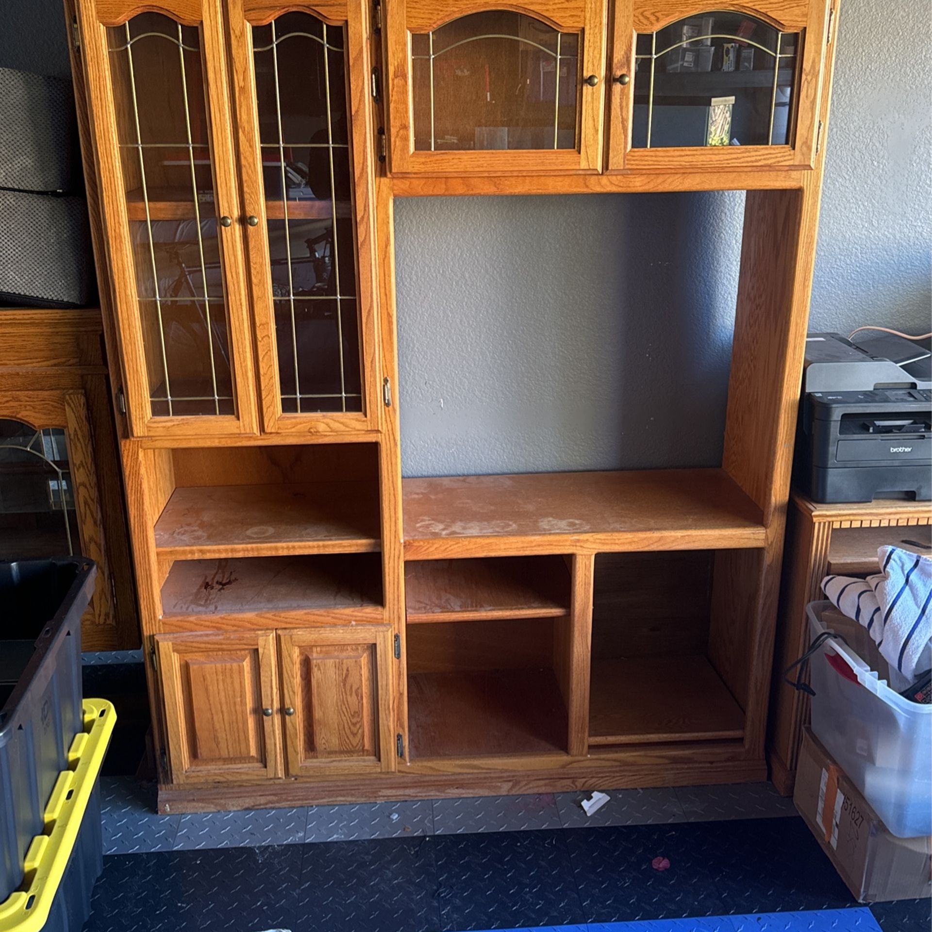 Solid Wood Entertainment Center