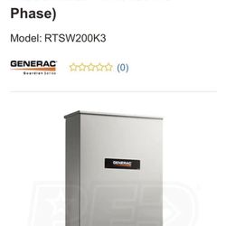 Generac 200-Amp Automatic Transfer Switch (Service Disconnect)  - OBO