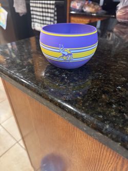 Minnesota Vikings NFL Snack Bowl