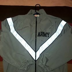 Size M Wolf Grey Army Reflective Jacket 