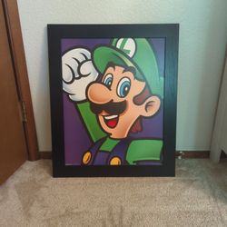 Framed Luigi Picture
