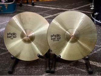 Paiste 14” Giant Beat Hi Hat Cymbals