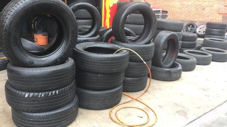 Single, pairs, sets of different sized tires at great prices!!! Come through our shop and check out new and used tires located at 114 vine st Harrisb