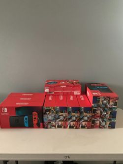Nintendo switch v2 brand new sealed with virtual repciet