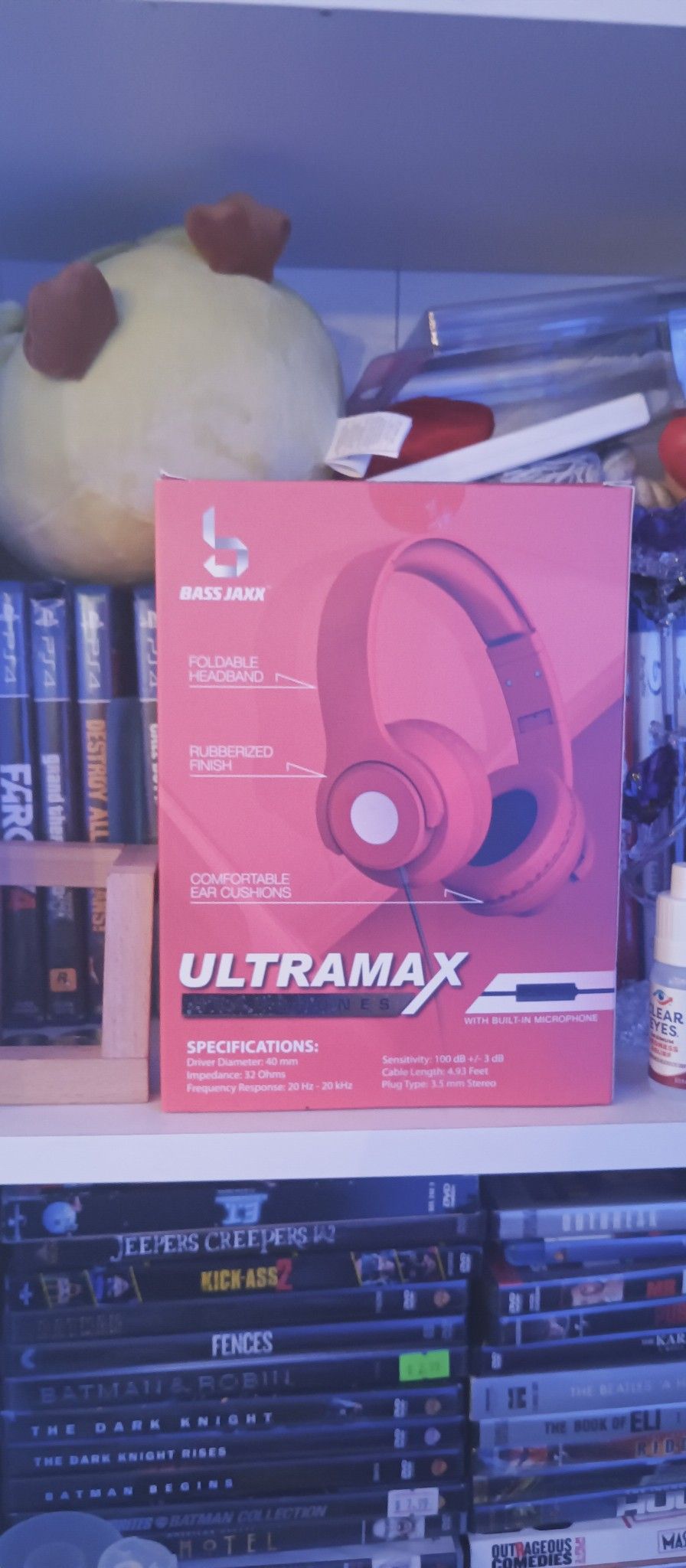 Ultra Max Headphones (Red)