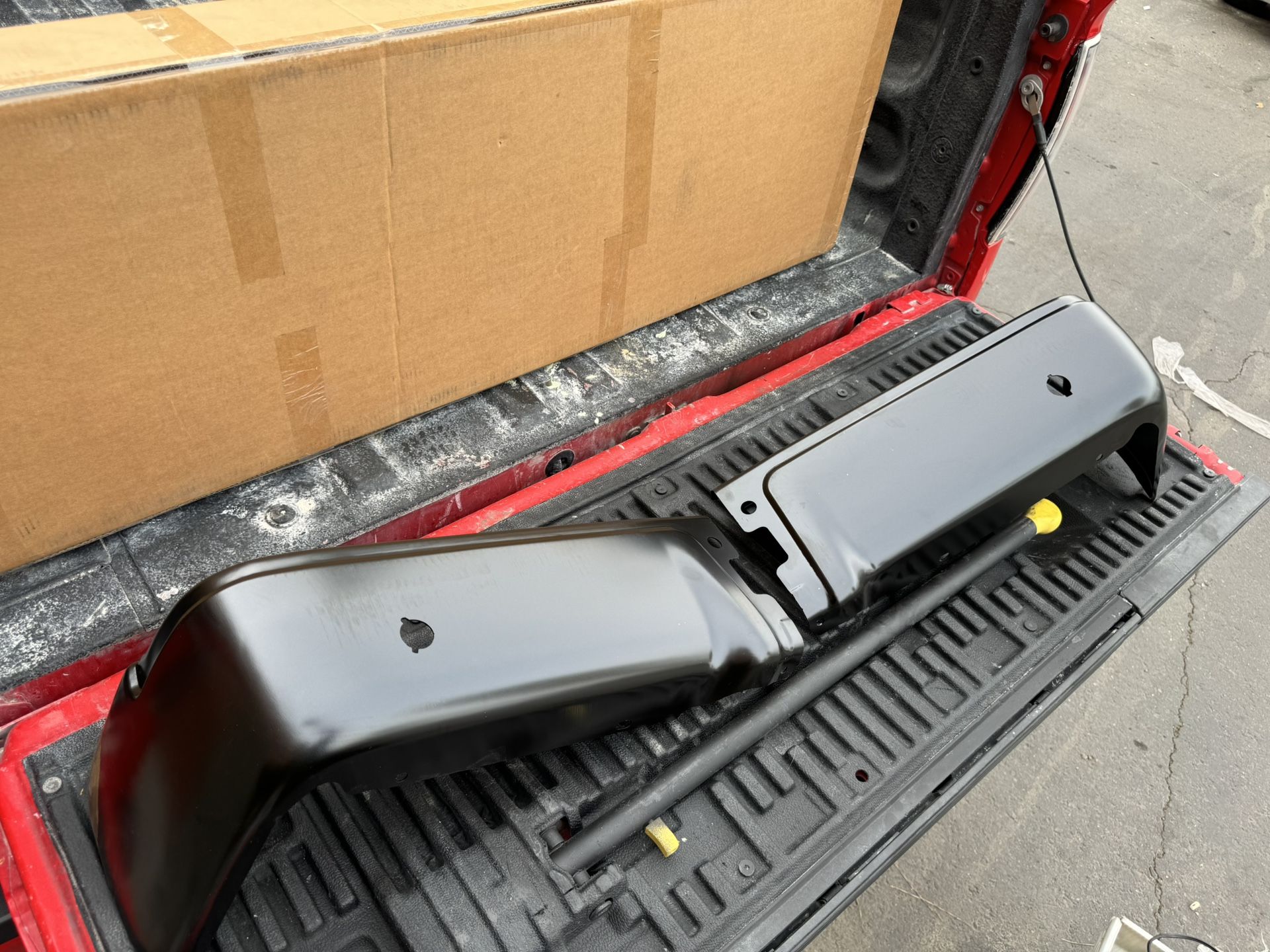 Ford F150 Rear Bumper Metal End Caps 09 14