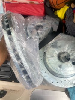 Detroit Axle Drilled & Slotted Brake Rotors 350mm Front / 330mm Rear Jeep
