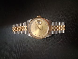 Rolex Datejust Two-Tone Diamond Dial Watch