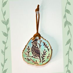 Scandinavian Winter Bird Ornament