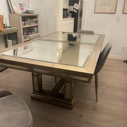 Z Gallerie Mirror Dining Table 