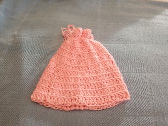 Pink cowl neck / hat