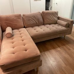 Free Pink Sectional Couch