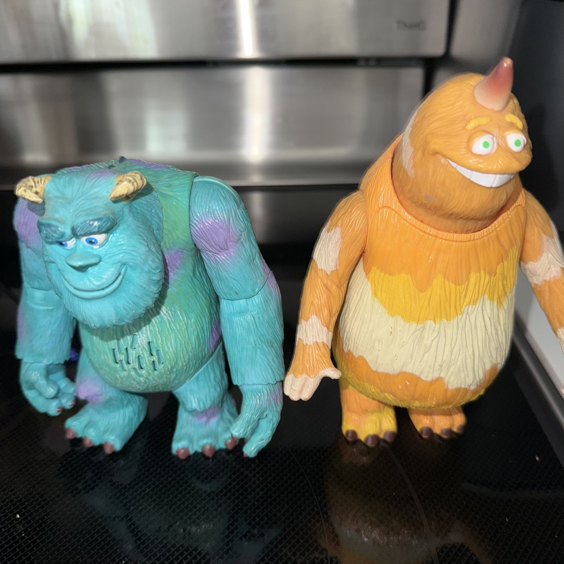 Monsters inc Talking Figurines With Removable Fur