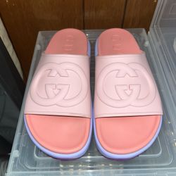 GUCCI Platform Slides Size 37 