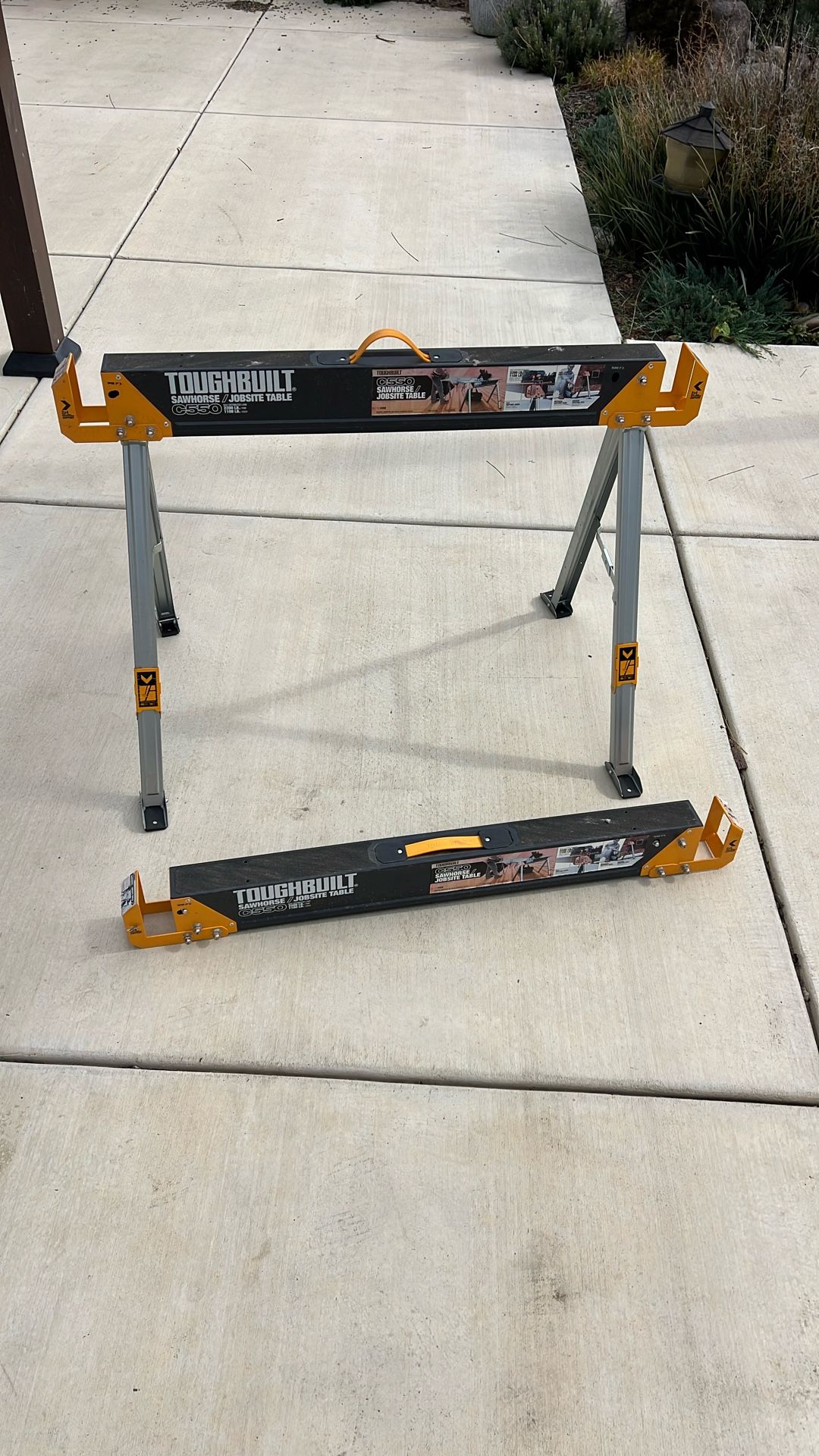 2 Sawhorses , Foldable