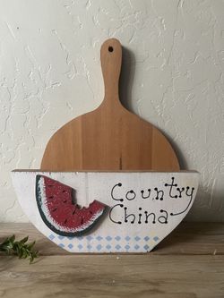 Vintage Paper Plate Holder 