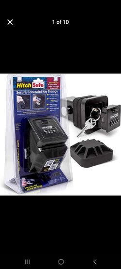 HS7000 Key Vault | Hidden Trailer Hitch Safe for Secure Key Storage | CarShare Turo | Weather Resistant and Durable with 4-Digit Combination Lock for 