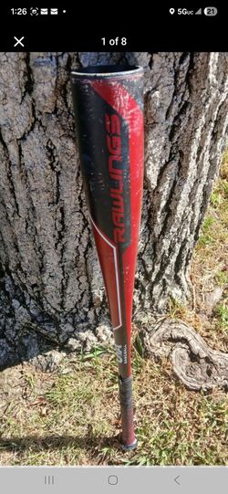 Rawlings "BIG BARRELL " BAT. ( SEE PICS) LOCATED IN GLENDORA  CHECK OUT MY PAGE ALOT OF BASEBALL EQP