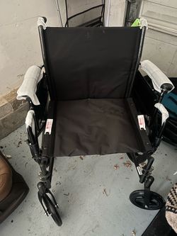ALL BRAND NEW - WHEEL CHAIR, FOLDING COMMODE, TRANSFER BENCH AND WALKER!