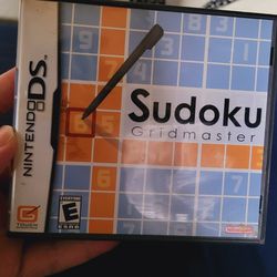 Sudoku Gridmaster Nintendo DS 