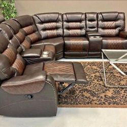 NEW RECLINING SECTIONAL SOFA AND LOVESEAT BED MATTRESS 
