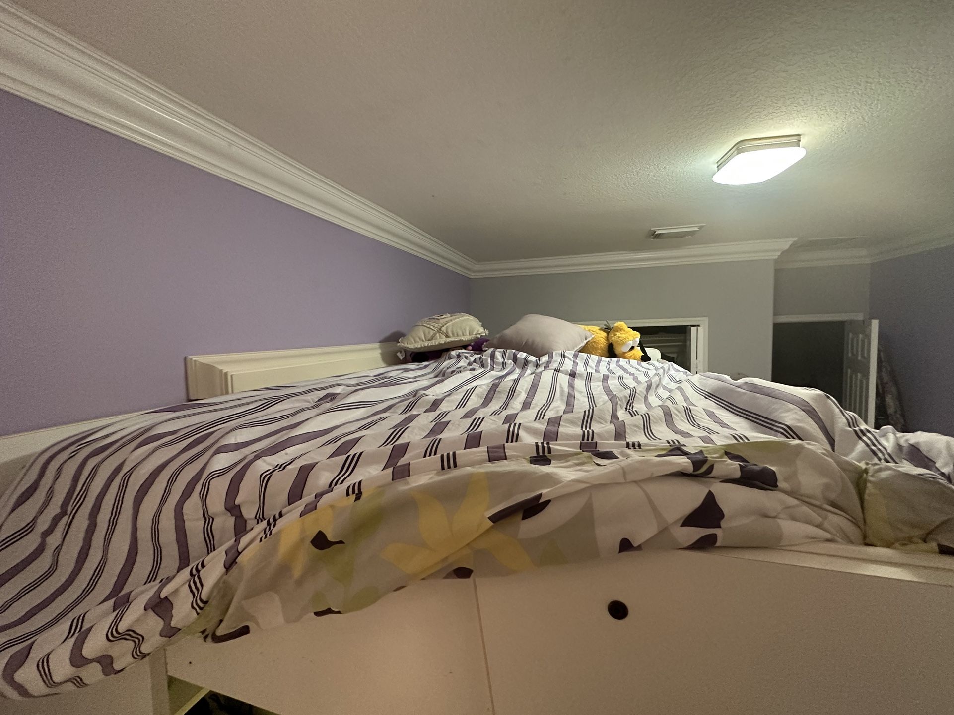 Loft Bed, Bunk Bed With Desk Under