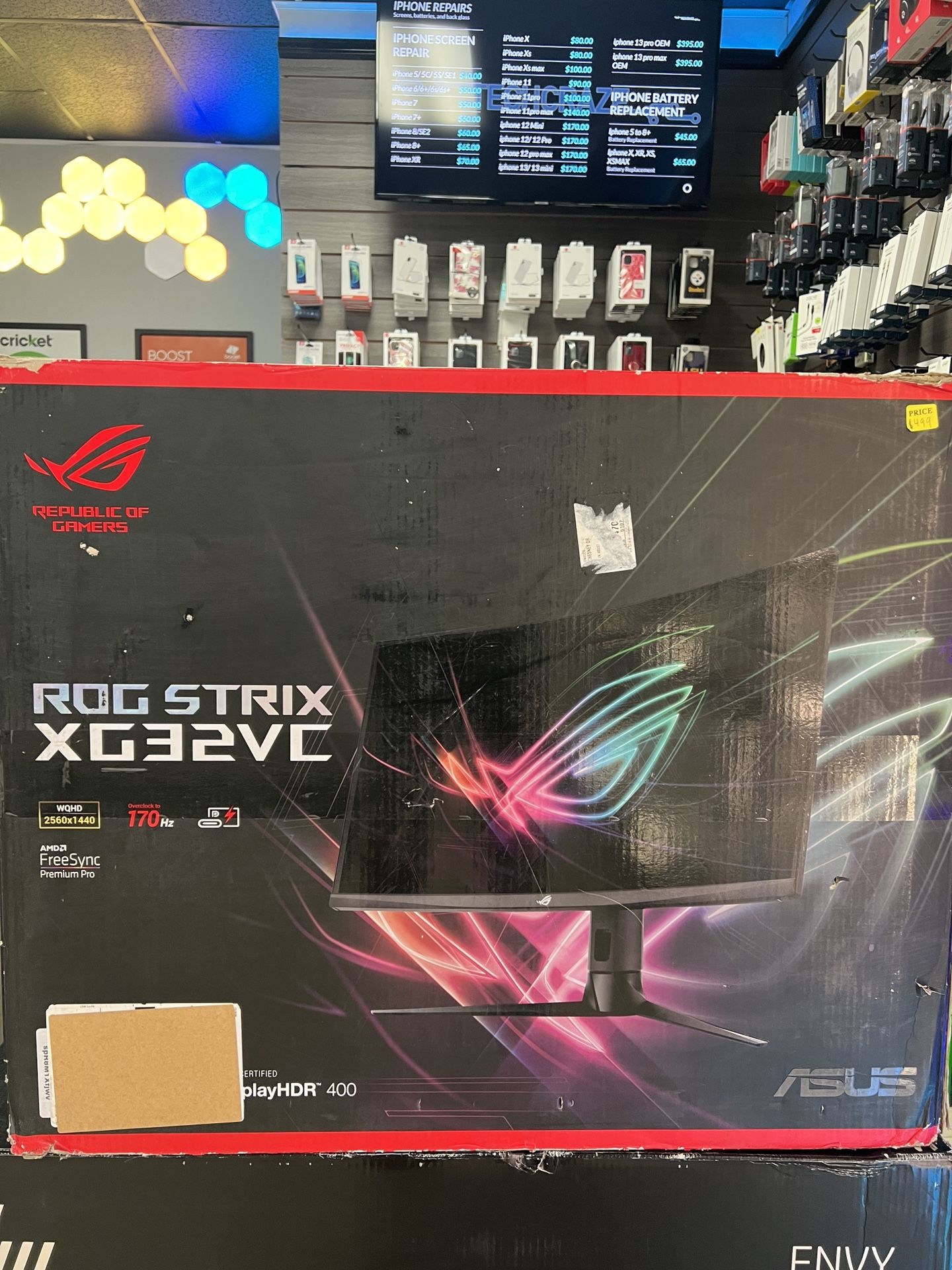 ASUS ROG Strix XG32VC 1440p Curved Gaming Monitor