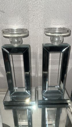 Pair of candle holder