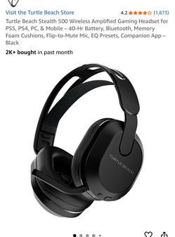 Like new turtle beach stealth 500 wireless gaming headset