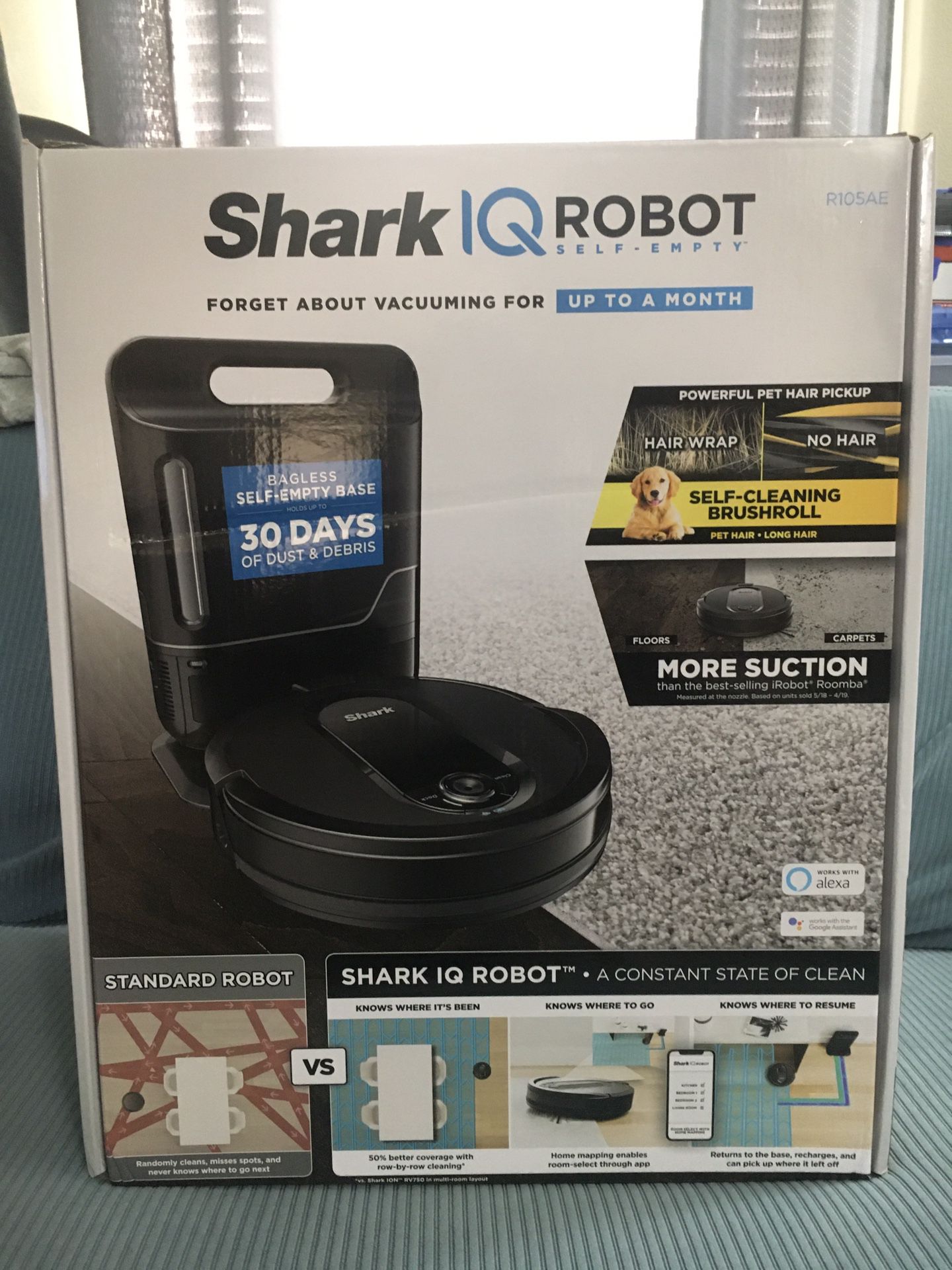 Vacuum Better than Roomba, Shark IQ Robot