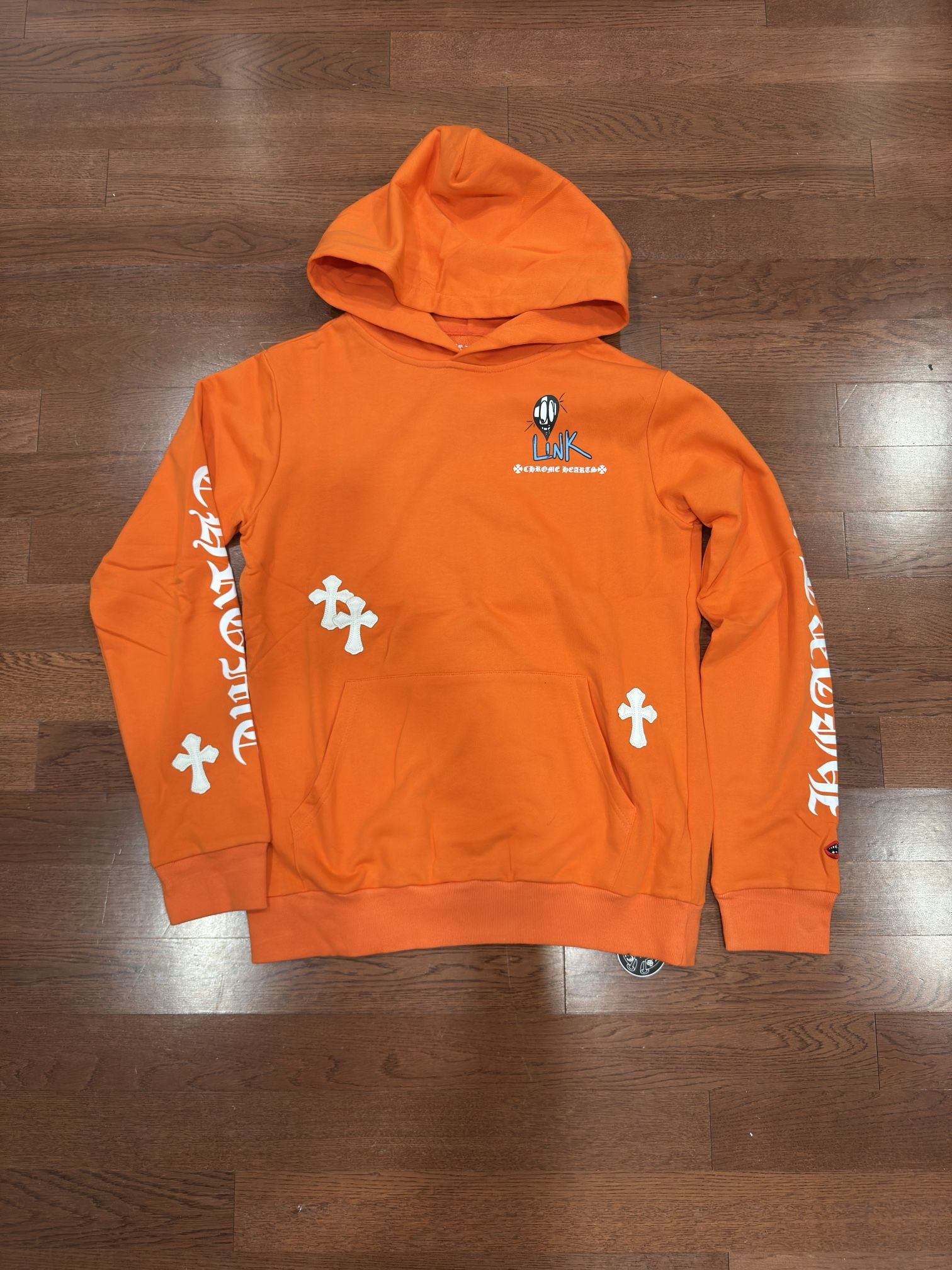 Chrome Hearts Link and Build Hoodie Orange