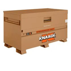 Knaack 60 in. W x 30 in. L x 34 in. H, Steel Jobsite Storage Piano Box with Lock