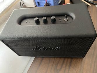 Marshall Stanmore Pitch Black Bluetooth Speaker Very Unique